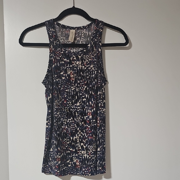 Allison Joy Tops - Allison Joy Multicolor Patterned Tank Top